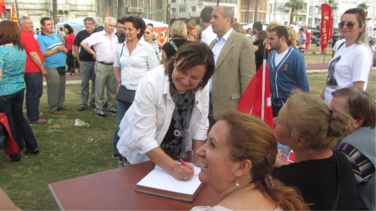 CHP Milletvekili Güven, \'Gezi Parkı\' Eylemcilerini Ziyaret Etti