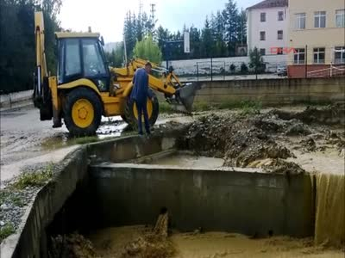 Kastamonu\'da Tarlaları Sel Vurdu