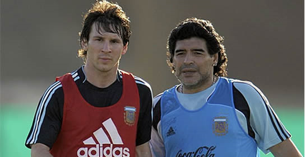 Messi Maradona\'yı Solladı
