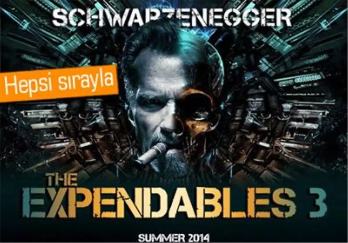 Scwarzenegger, Terminator 5, King Conan ve Expendables 3 Dedi