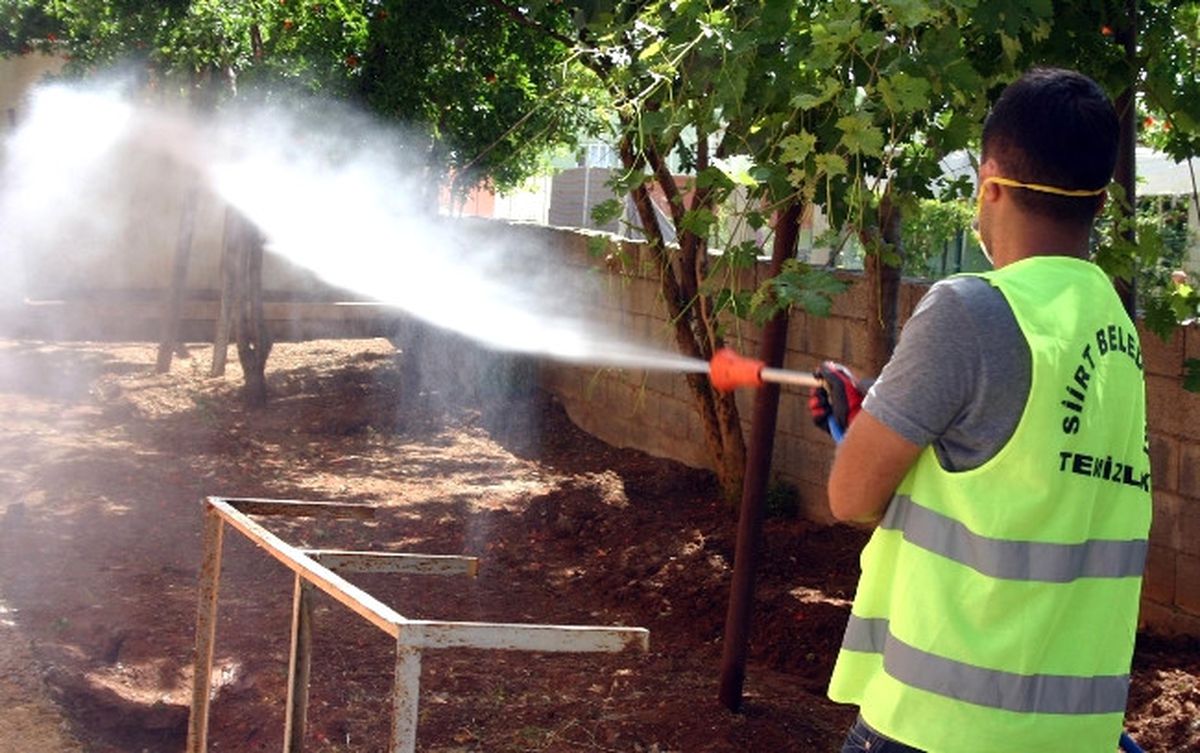 Siirt Belediyesi'nden İlaçlama Savunması