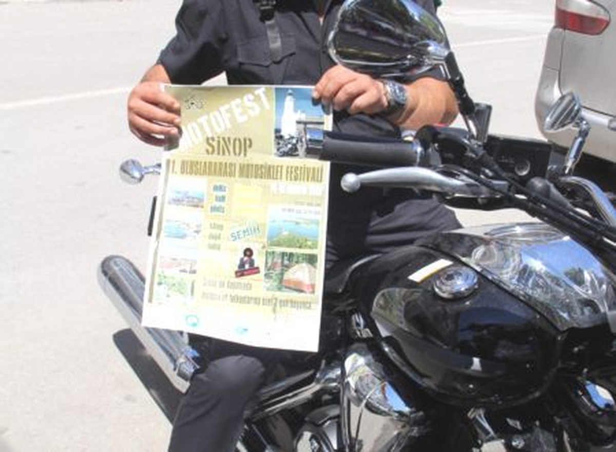 Sinop'ta Motosiklet Gösterisi