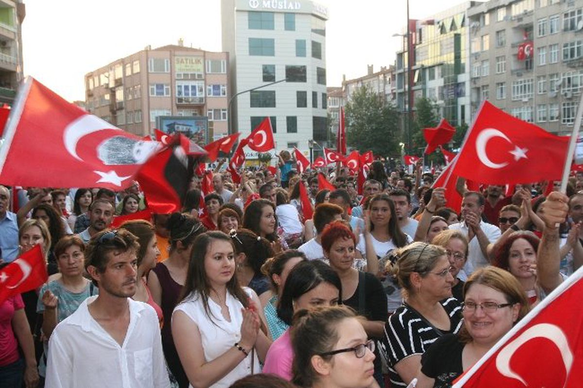 Çorlu\'da Gezi Parkı Eylemi