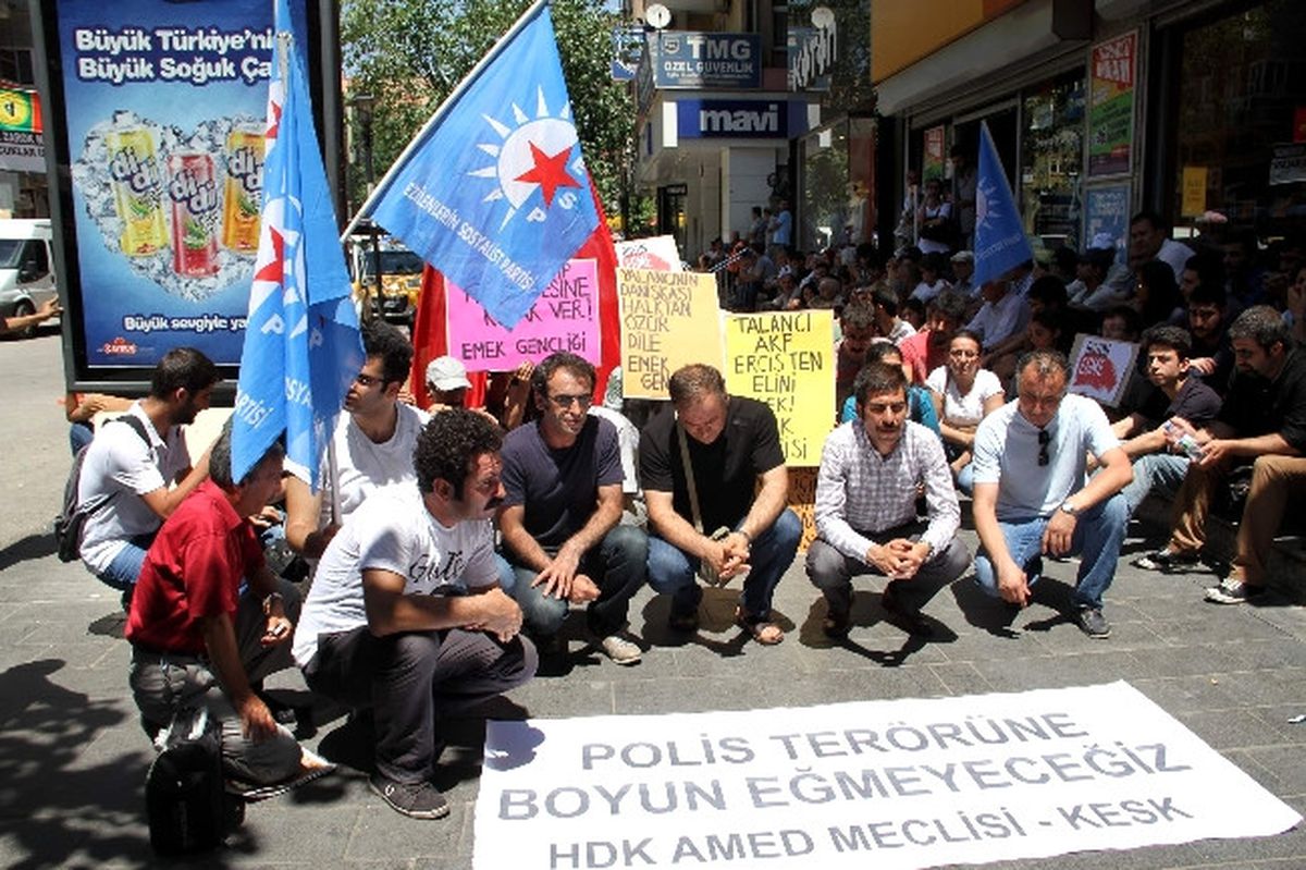 Diyarbakır\'da Gezi Parkı Protestosu