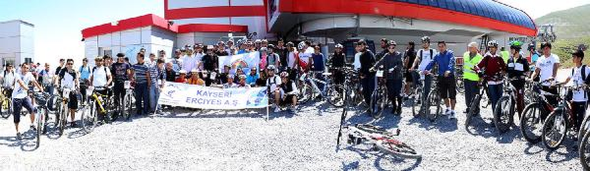 Erciyes Dağı\'nda Bisiklet Festivali