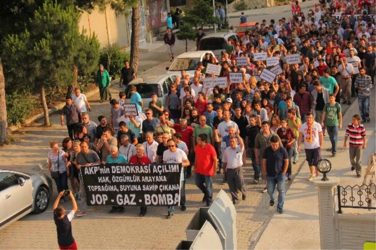 Samsun\'da Gezi Parkı Yürüyüşü