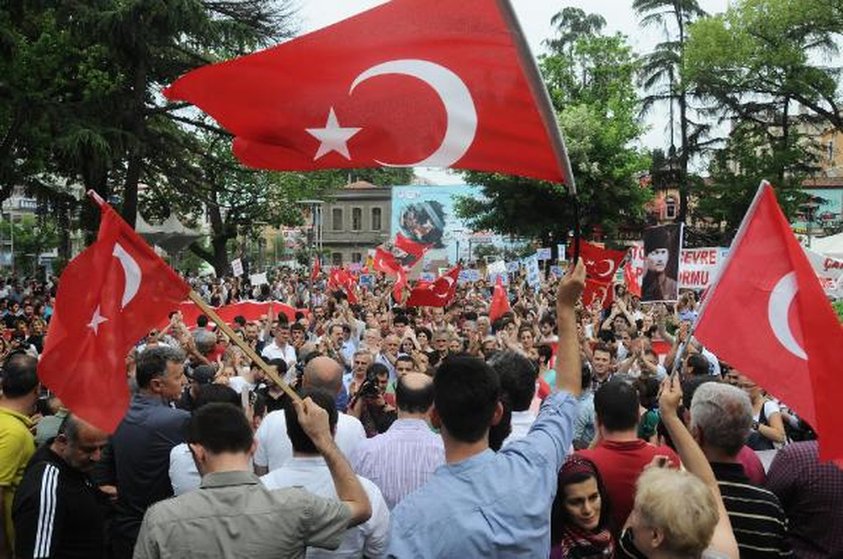 \'Gezi Parkı\' Eylemlerine Destek Yürüyüşü