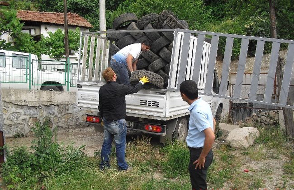 Atık Lastikler Ekonomiye Kazandırılıyor