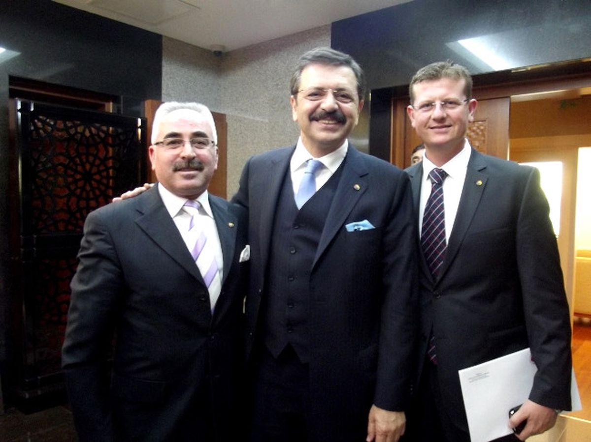 HTSO\'dan TOBB Başkanı Hisarcıklıoğlu\'na Ziyaret