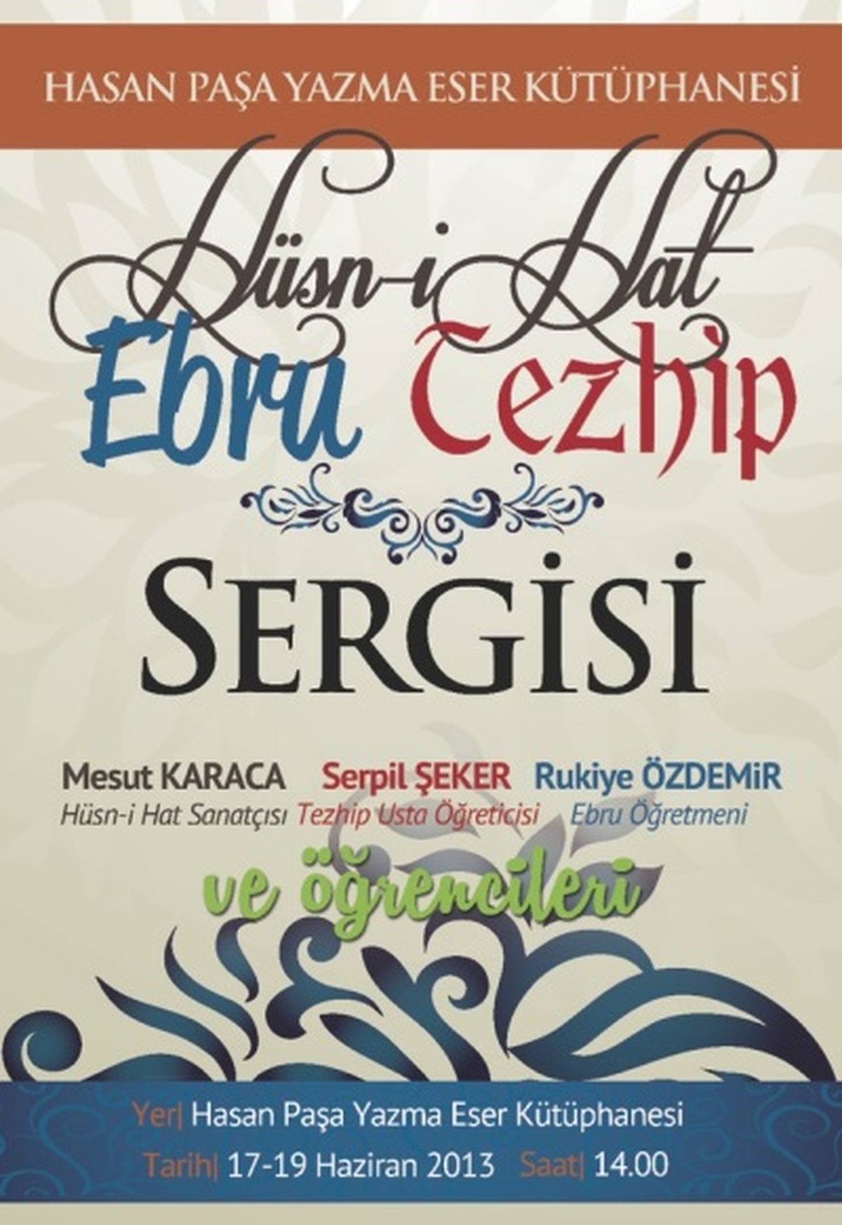 Hüsn-İ Hat, Ebru ve Tezhip Sergisi