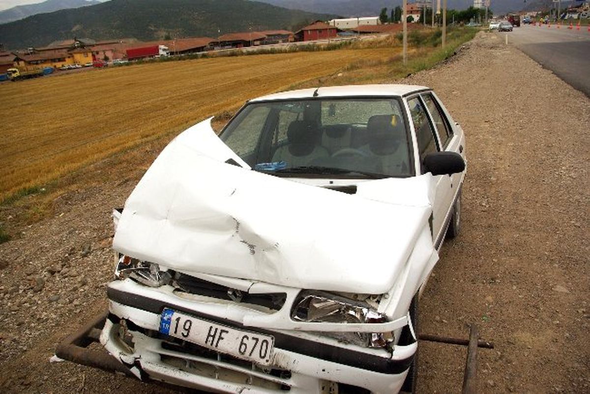Osmancık\'ta Trafik Kazası: 1 Yaralı