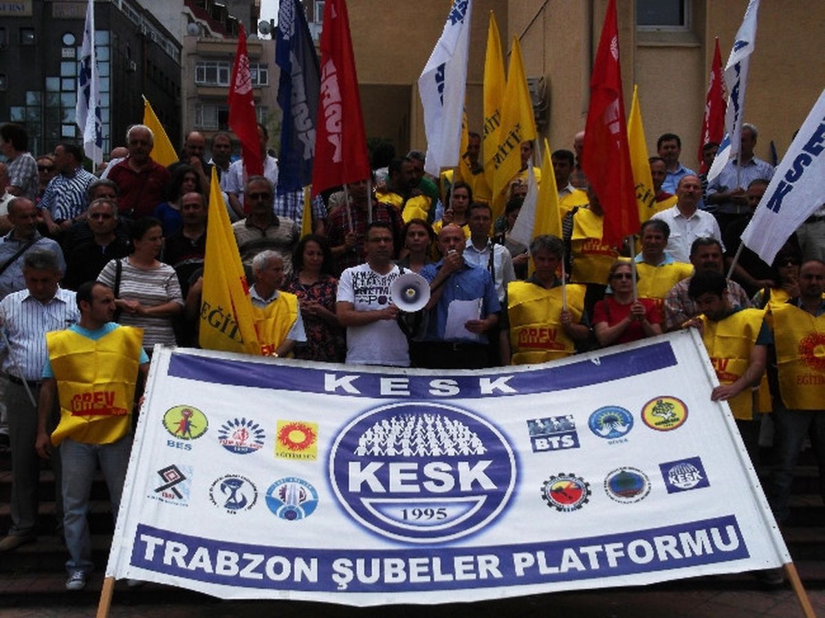 Trabzon\'da Kesk\'den \'Gezi Parkı\' Protestosu