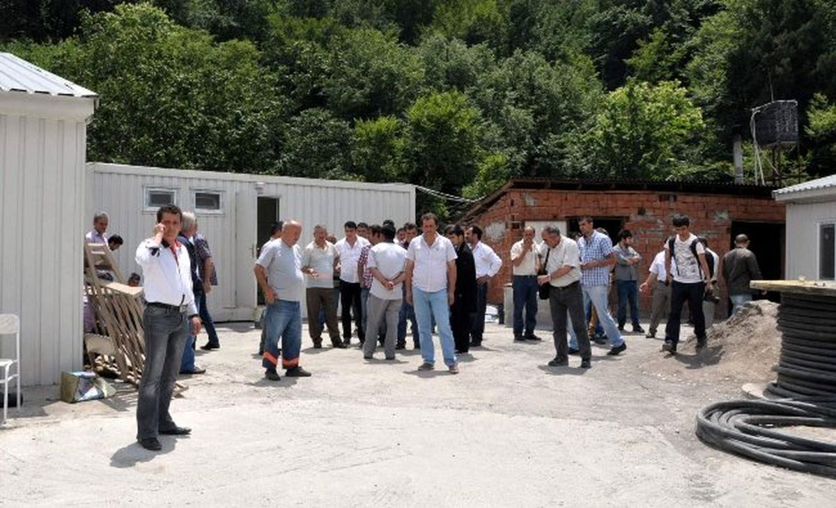 Tünel İşçilerinin Yemek Protestosu