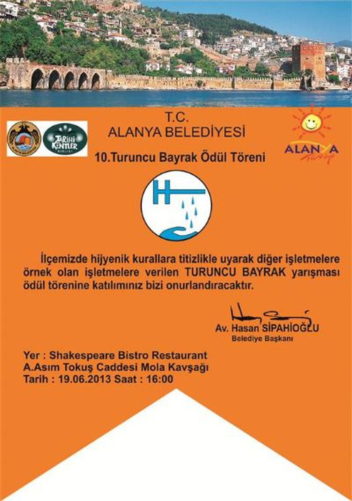 10. Turuncu Bayrak Ödül Töreni