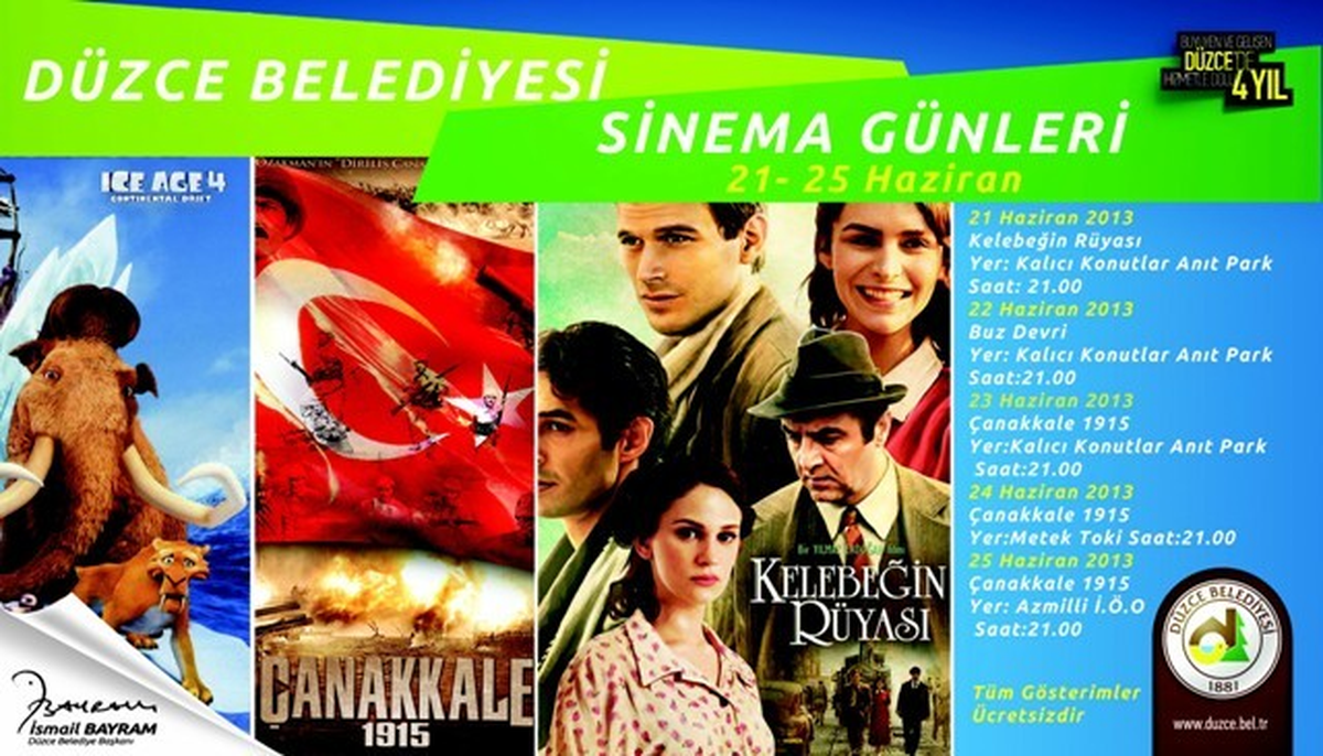 Açık Hava Sinema Günleri Başlıyor