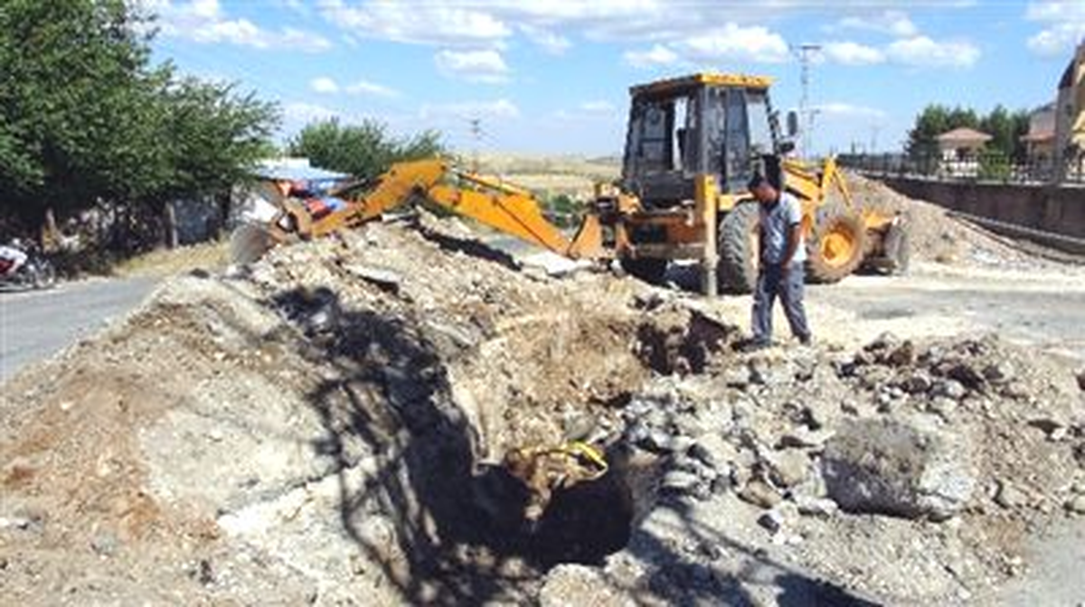 Adıyaman'da Doğal Gaz Boru Hattında Yangın