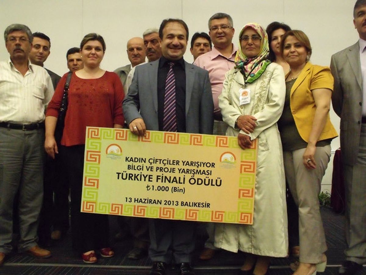 Çanakkaleli Kadın Çiftçi 6\'ncı Oldu