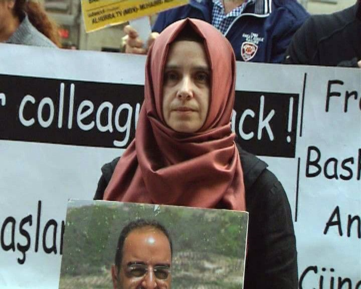 Filistinli Gazeteci Bashar Kadumi İçin 'Özgürlük' Eylemi