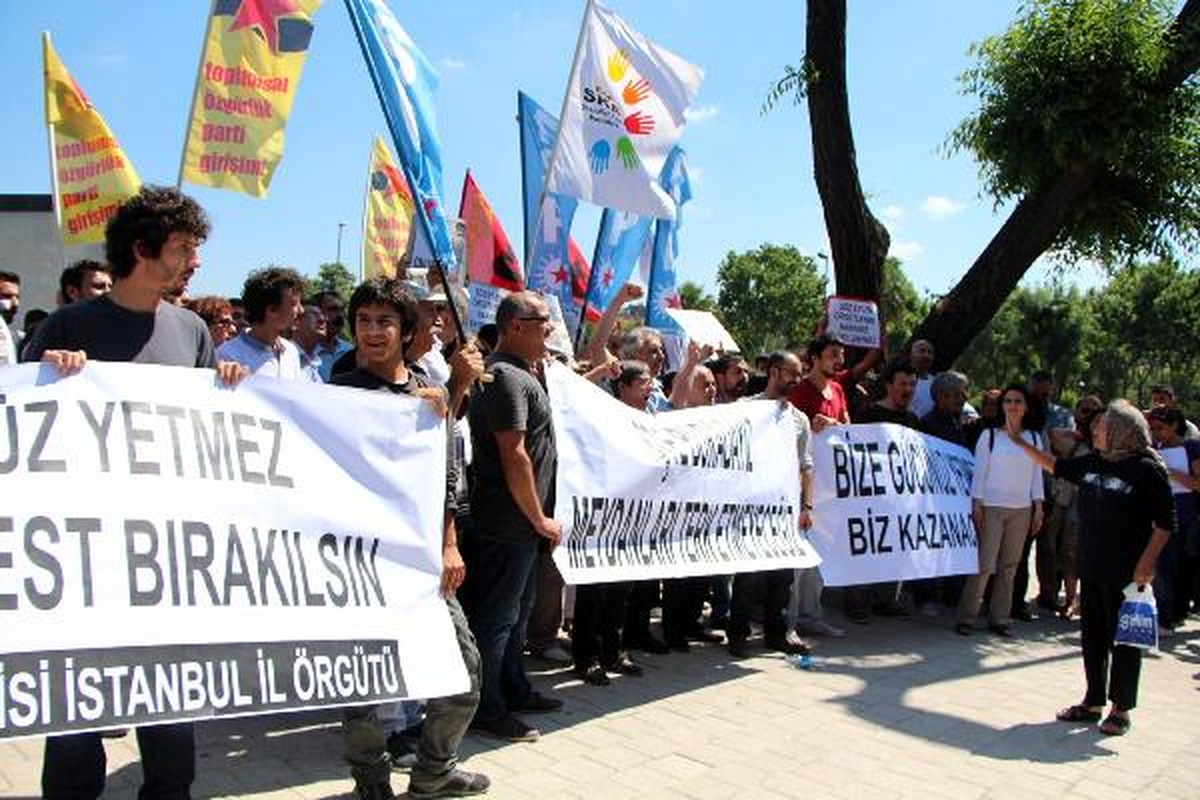 Gözaltılar Protesto Edildi