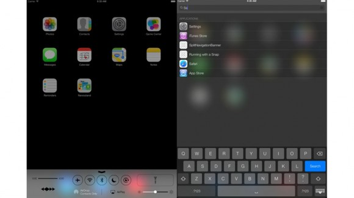 iPad\'de iOS 7!