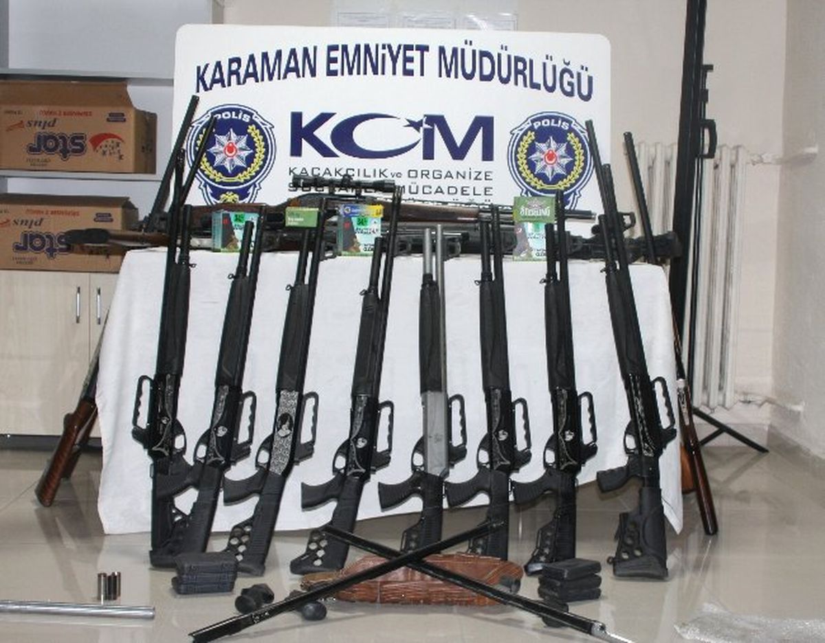 Karaman\'da Silah Operasyonu Düzenlendi