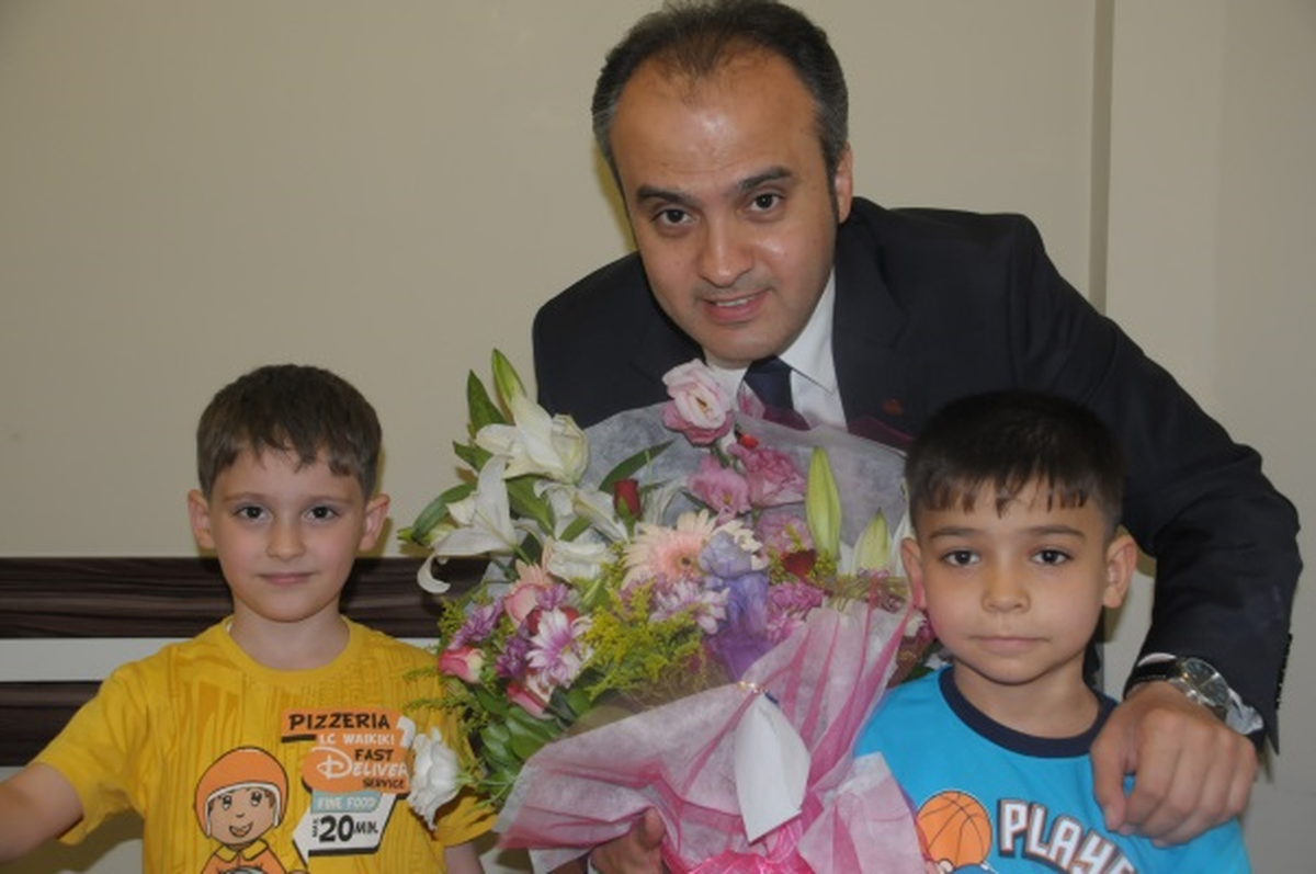 Minik Rehberlerden Başkan Aktaş\'a Ziyaret