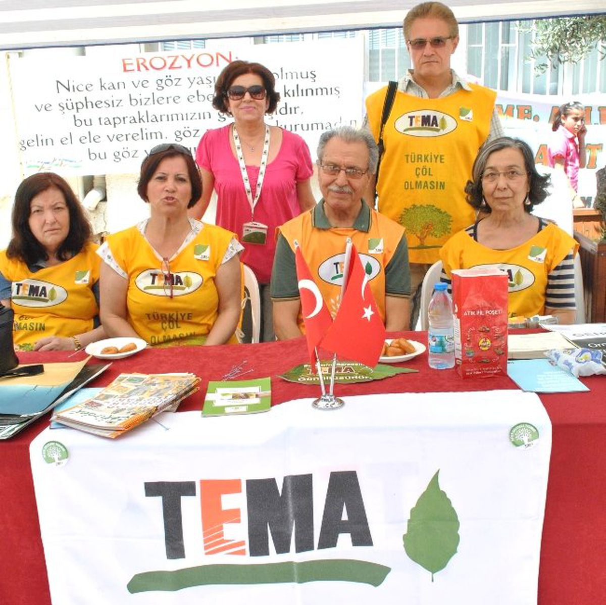 Tema\'dan Çölleşmeyle Mücadele Standı