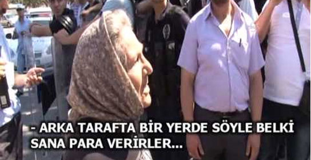 Zahide Nine'nin Eylemcilere Tepkisi