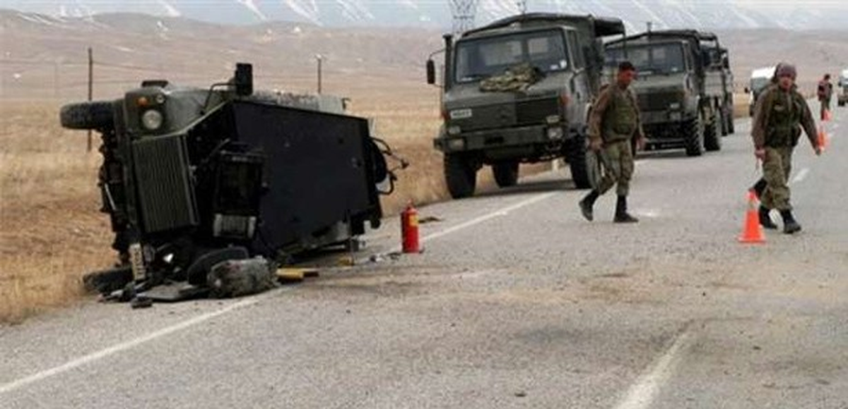 Askeri Araç Kaza Yaptı: 13 Asker Yaralı
