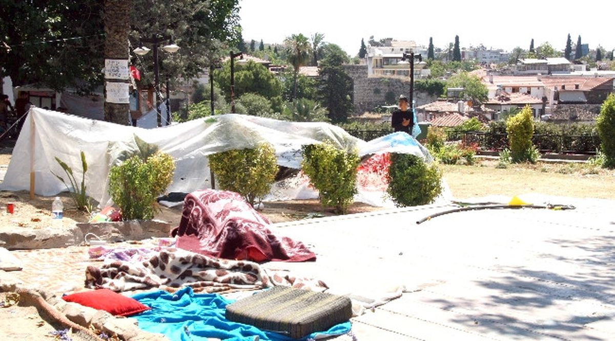 Çadır Kente Sıcak Paydosu