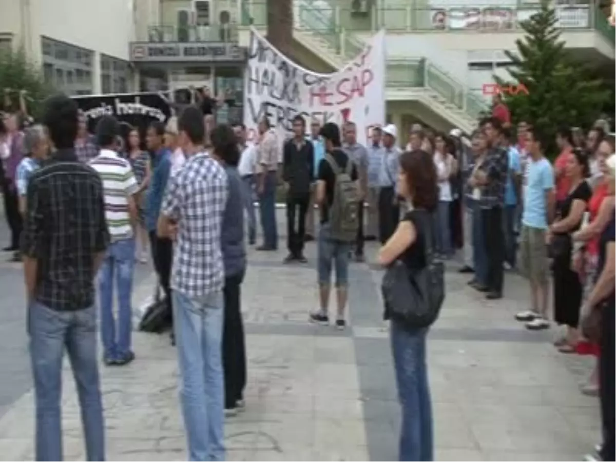 Denizli\'de Önce Durdular Ardından Yatarak Diren Gezi Yazdılar