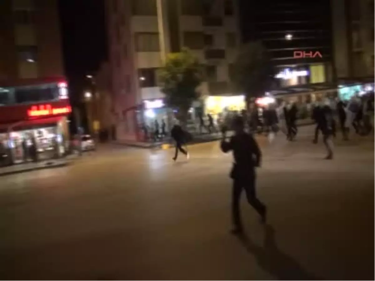 Eskişehir\'de Polis Göstericilere Müdahale Bulundu