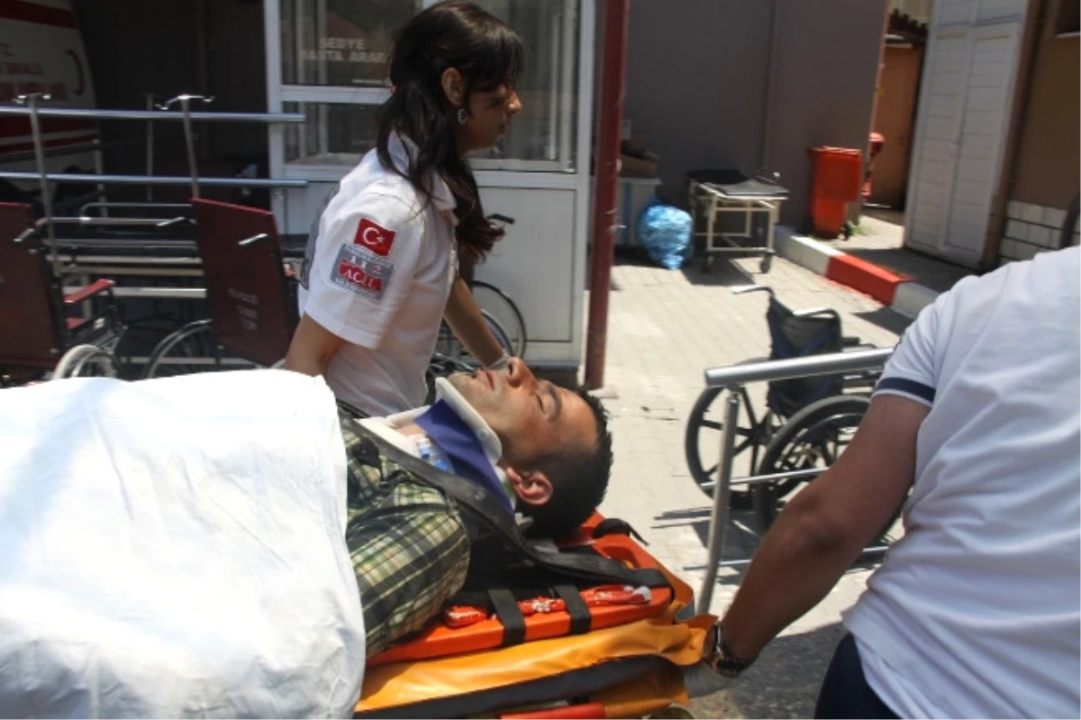 Hastane İnşaatından Düşen İşçi Yaralandı