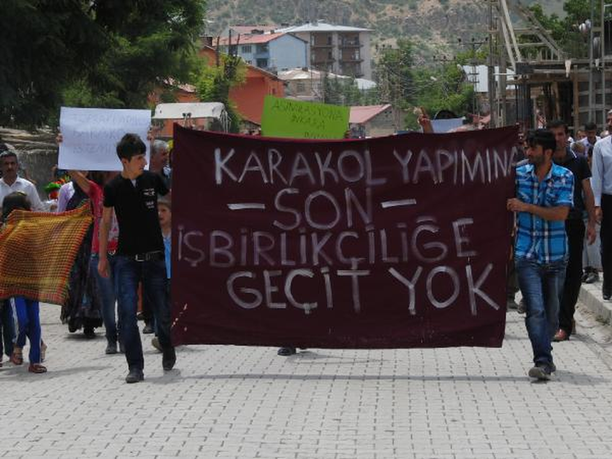 Irak Sınırında Karakol Protestosu