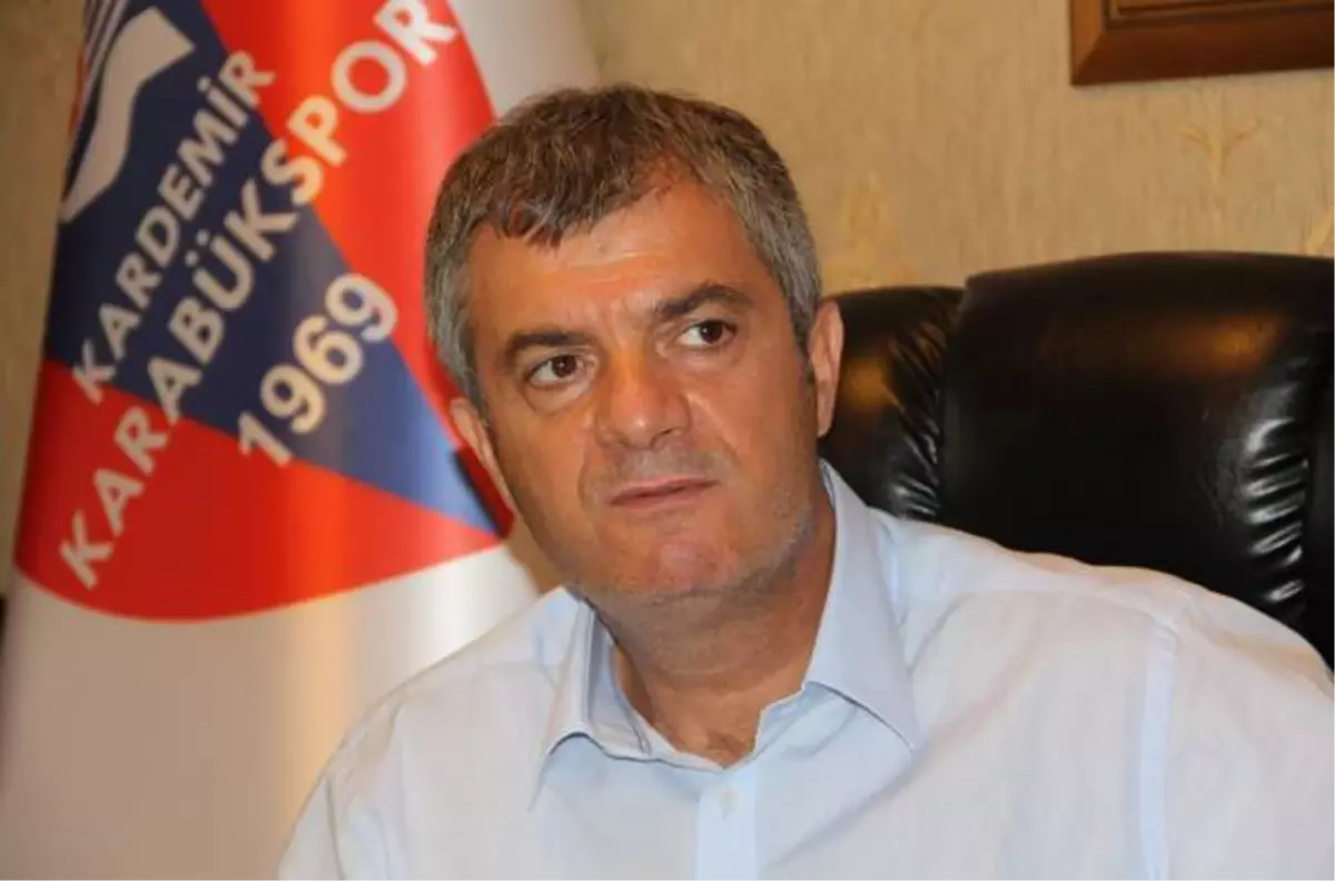 Kardemir Demir Çelik Karabükspor Kulübü Başkanı Şahin Açıklaması