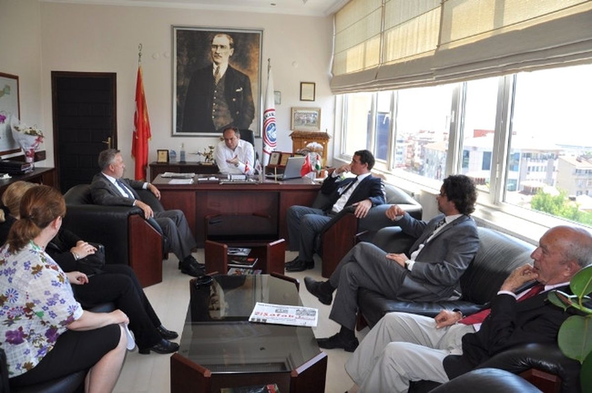 Macar Heyetinden Başkan Dalgıç\'a Ziyaret