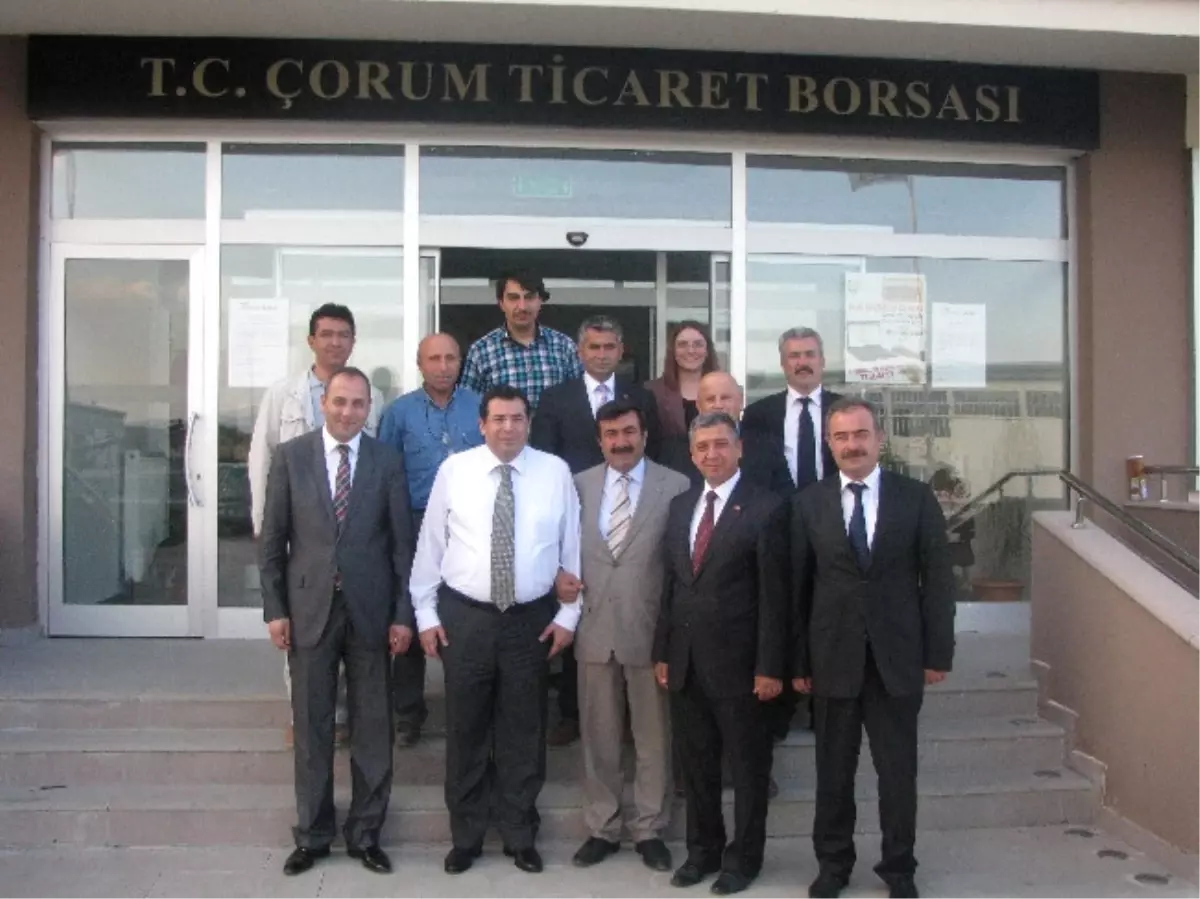 Tanrıkulu\'ndan Ticaret Borsası\'na Ziyaret
