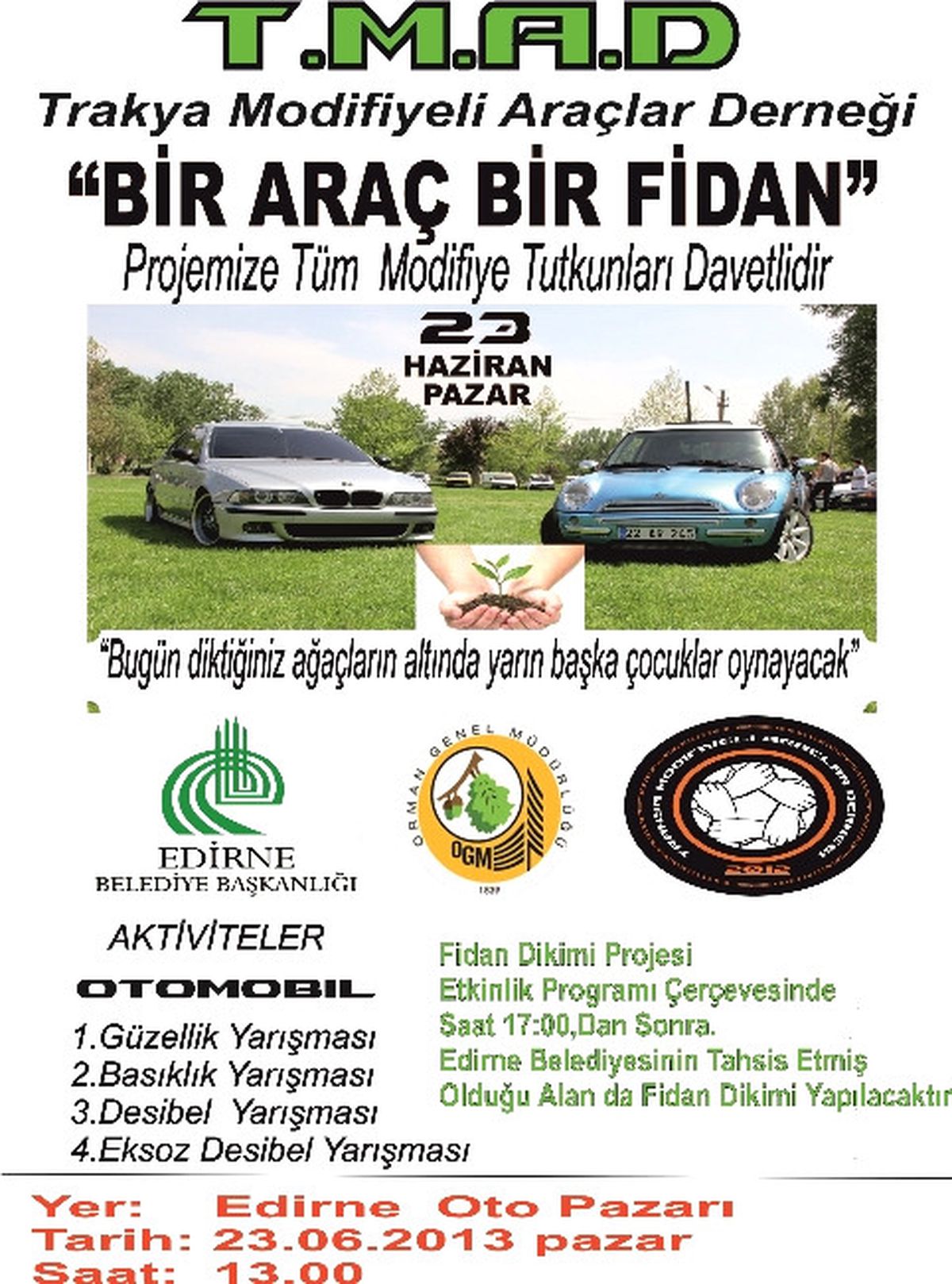 Tmad\'dan \'Bir Ağaç Bir Fidan\' Etkinliği