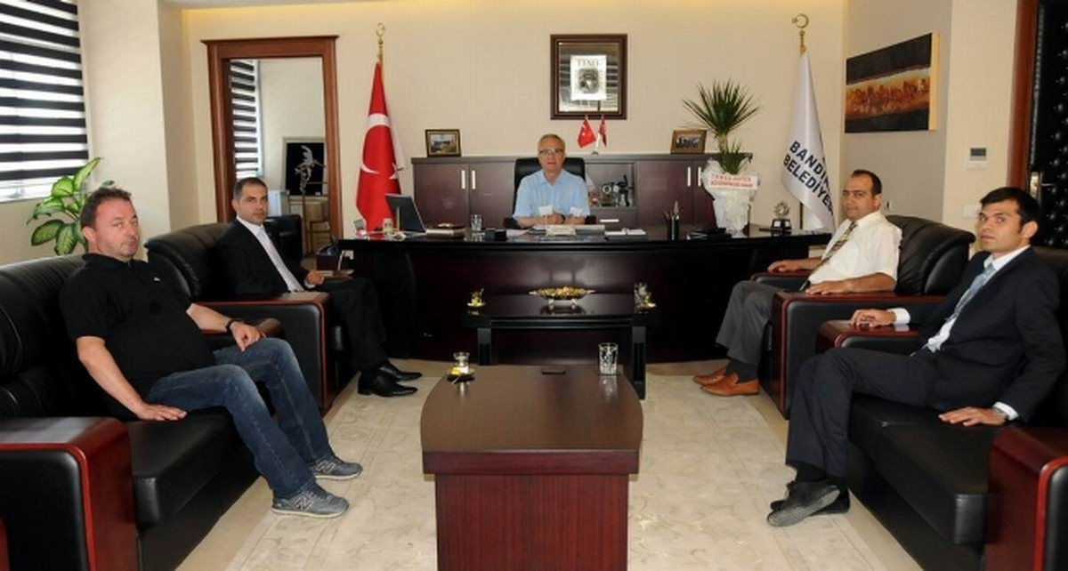 Jeoloji Mühendisleri Odası Temsilcileri Başkan Pekel\'i Ziyaret Etti