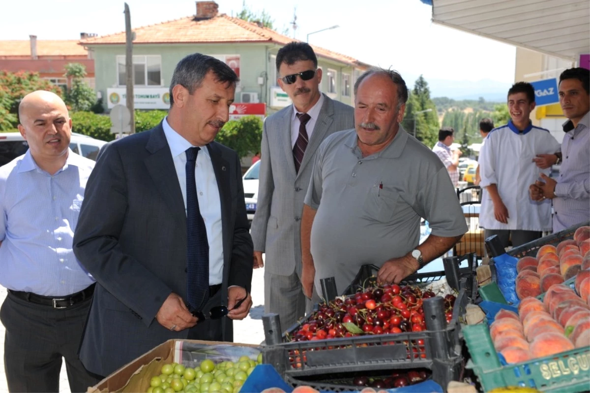 Kütahya Valisi Gediz Esnafını Ziyaret Etti