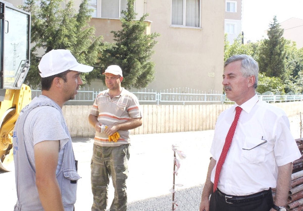 Başkan Çağlayan Çalışmaları Yerinde İnceledi