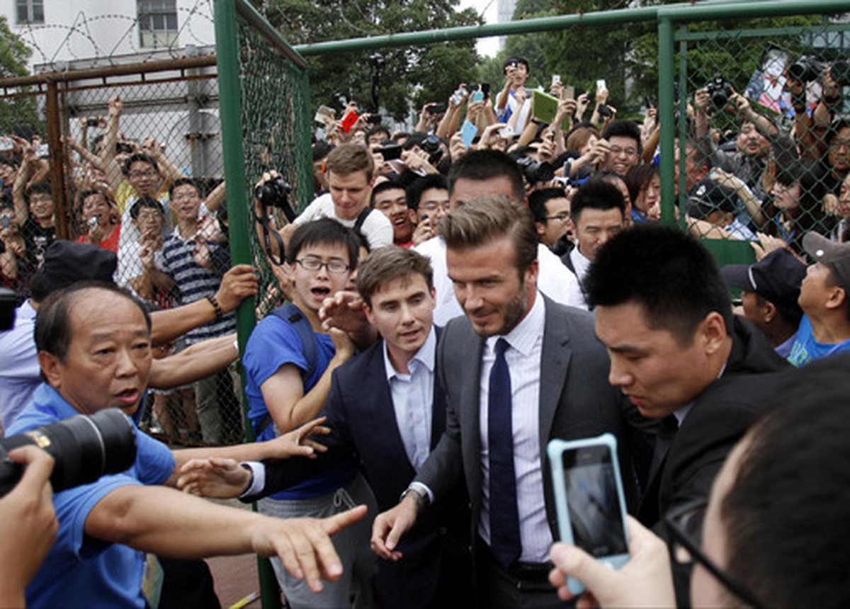 Beckham İzdihamı: 5 Yaralı