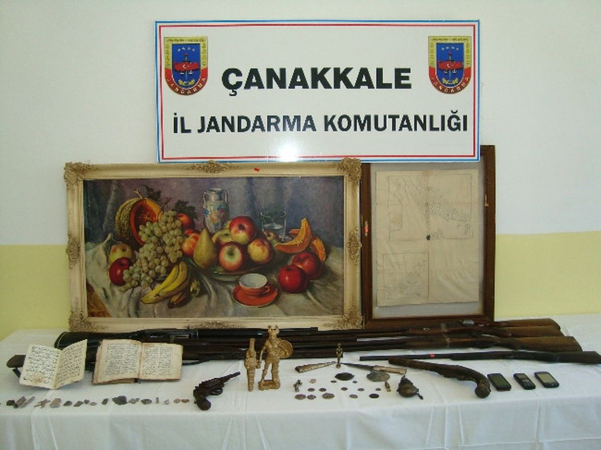 Çanakkale\'de Tarihi Eser Operasyonu