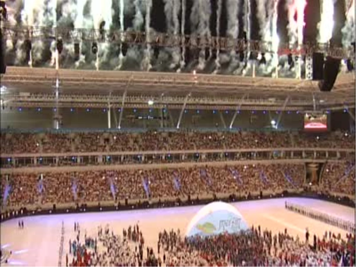 Mersin ) Akdeniz Oyunları Başbakan Erdoğan\'ın Katılımıyla Açıldı