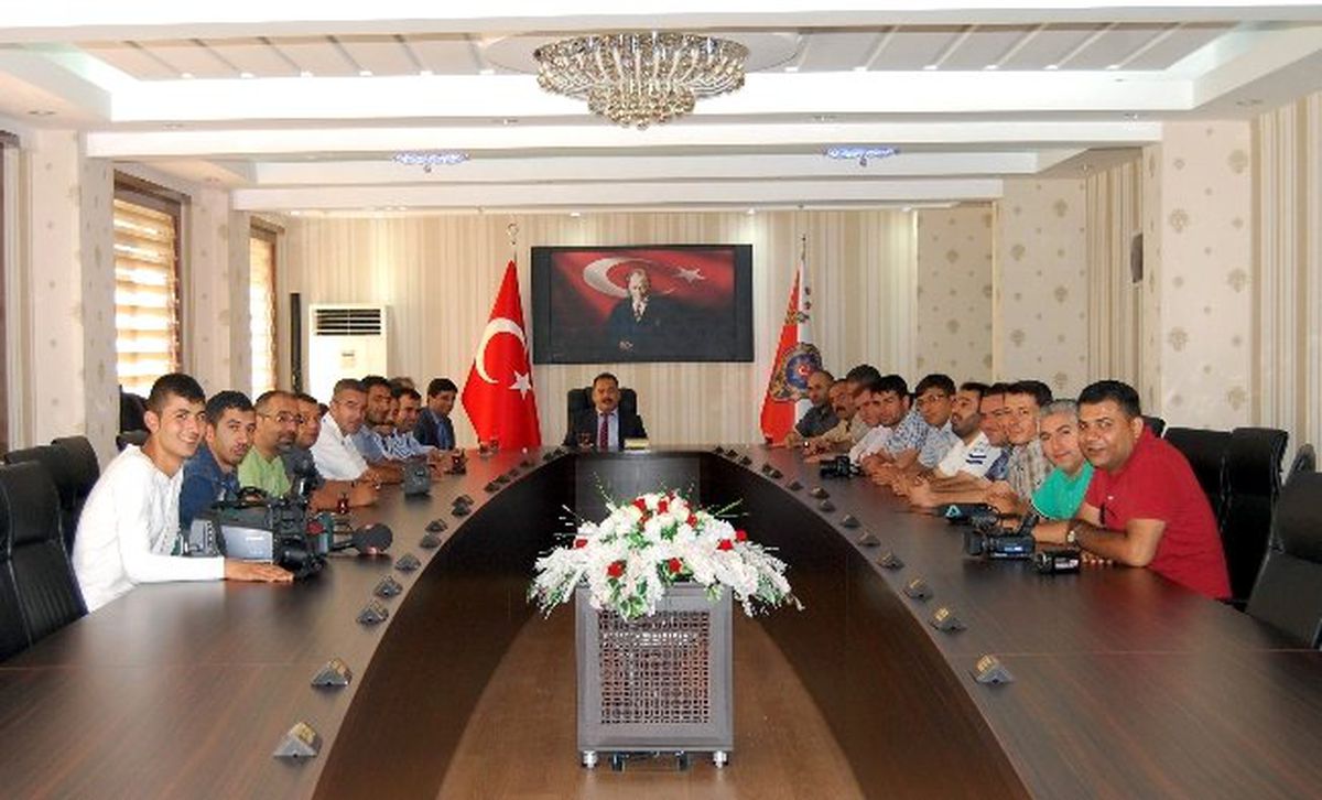 Gazeteciler, Emniyet Müdürü ile Bir Araya Geldi