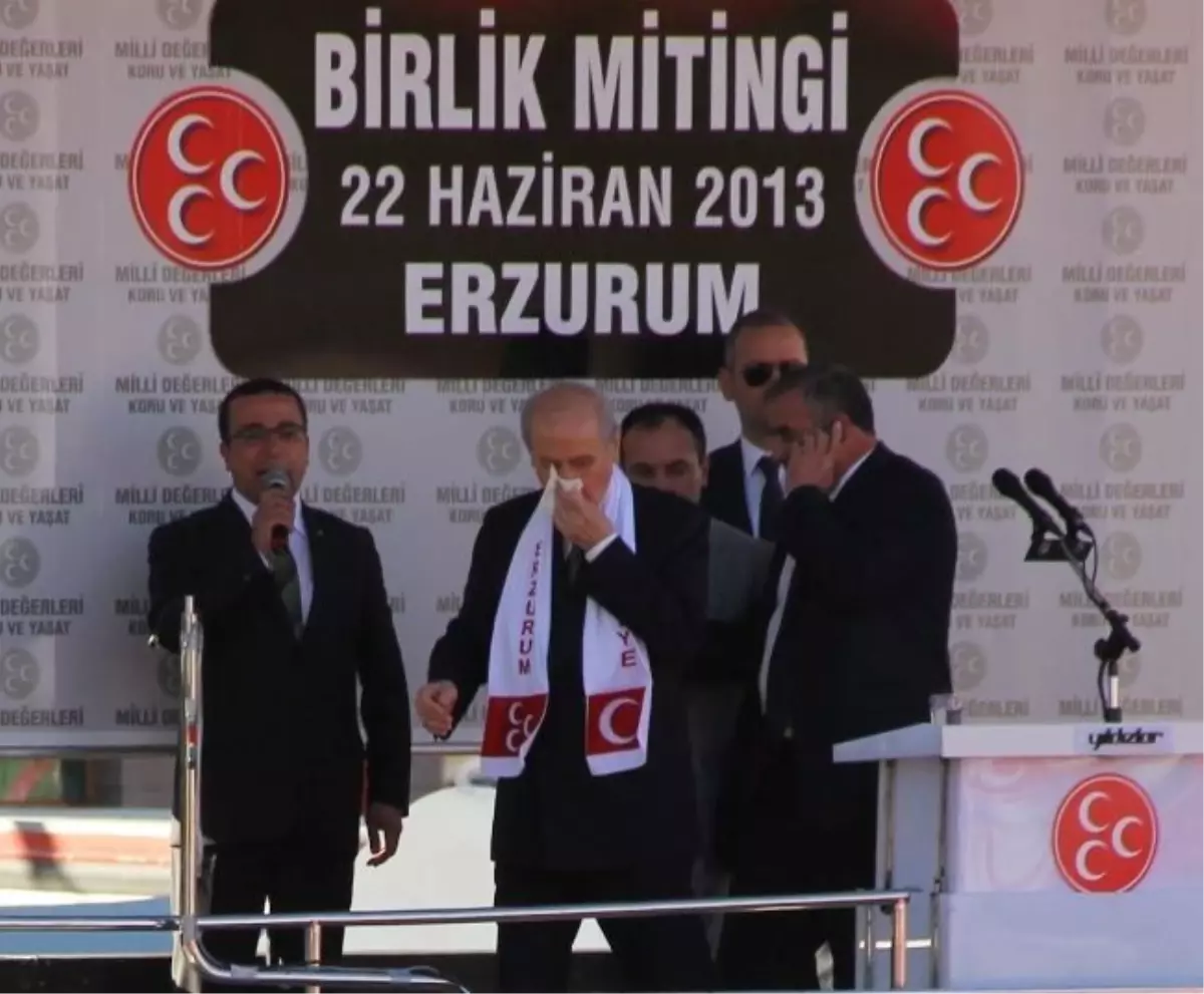 MHP\'nin Erzurum Mitingi