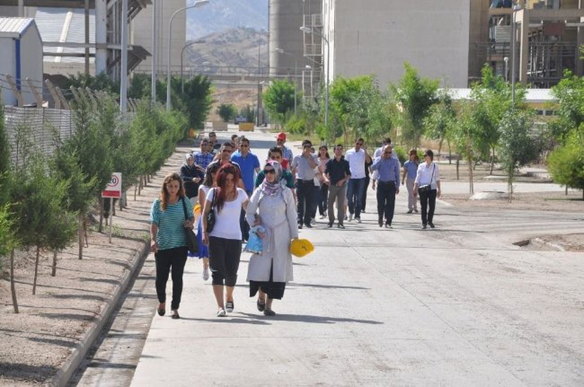 Öğretmenlerden Cudi Dağı Eteğinde Kurulan Tesislere Ziyaret