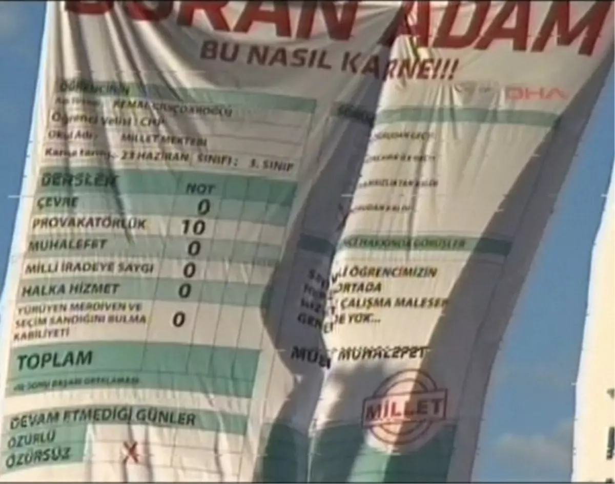 Erdoğan Kılıçdaroğlu\'nun karnesini okudu