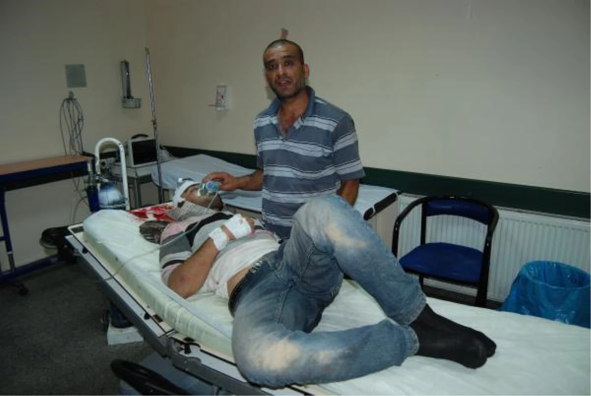 Kazada Yaralanan Suriyeli Nizip\'e Getirildi