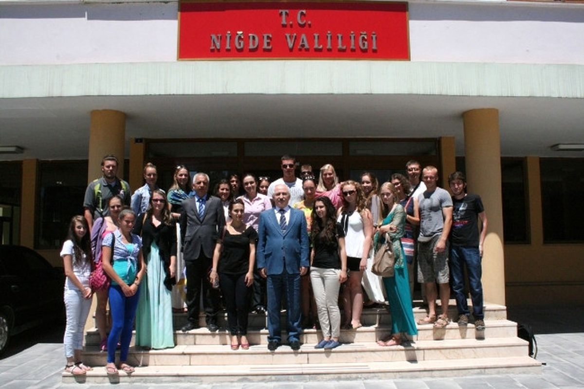 Avrupalı Çocuklardan Vali Barut\'a Ziyaret